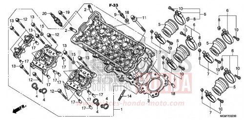 CULASSE CB600FAD de 2013
